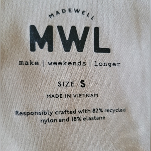 Madewell MWL Legging • Sm • Stone Tan • Excellent like new condition • High Rise - Picture 3 of 3